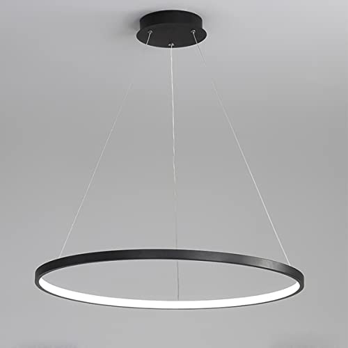 Suspension LED réglable en hauteur avec télécommande pour salon et bureau