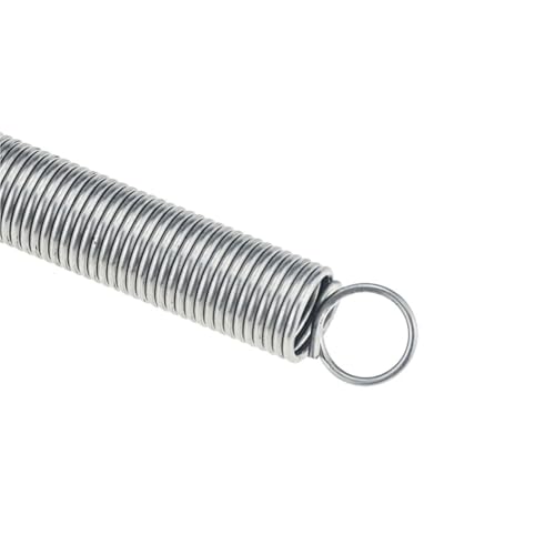 Xhuan-k΂ 304 Stainless Steel Dual Hook Small Tension Spring Wire Dia 0.6mm Outer Dia 4 5 6 7 8mm Length 25-60mm, 10PC, ȑpr(