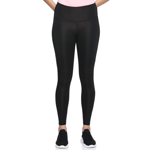 Image of JOLGER Women's High-Waisted Yoga & Workout Tights - Ultra-Stretch Fabric with Breathable Mesh Panels, Moisture-Wicking Leggings for Yoga, Pilates, Running, and Gym Training. Performance Activewear.