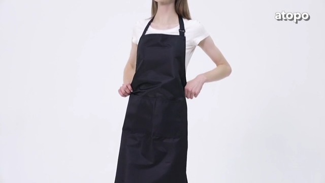 XCOZU 2 Pièces Tablier de Cuisine, Tablier Chef Tablier Cuisine Noir