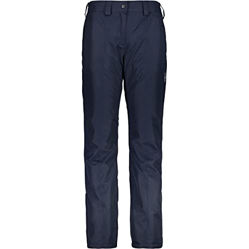 CMP Pantaloni Sci In Twill da Donna, Black Blue, XXL