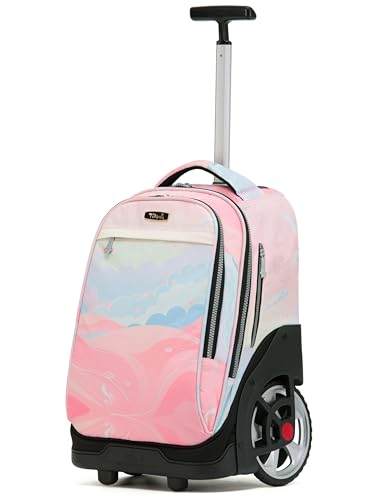 NEW TILAMI 19 inch Rolling Backpack Teens Rolling...