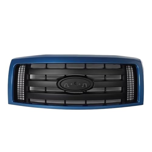 Couvercle d'évent capot pour Ford F-150 2009-2014 calandre bleu flamme