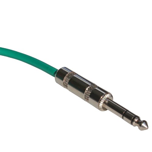 Cable de audio profesional balanceado 6.3mm 6ft verde miniatura 3