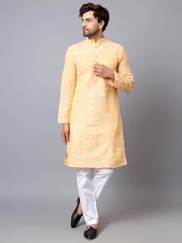 Image of LATEST CHIKAN Men's Cotton Regular Kurta
