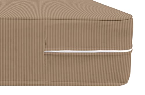 Image of BSB HOME Premium Cotton Mattress Cover /Protector with Zipper Chain|Provides All Around Protection with 360 Encasing |King- 78 x 72 inches (6 x 6.5 ft) - Pack of 1 -Beige