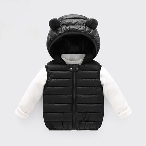 Boys Girls Puffer Vest Zip Up Quilted Padded Sleeveless Hooded Warm Winter Coats Kids Cute Lightweight Down Jackets2