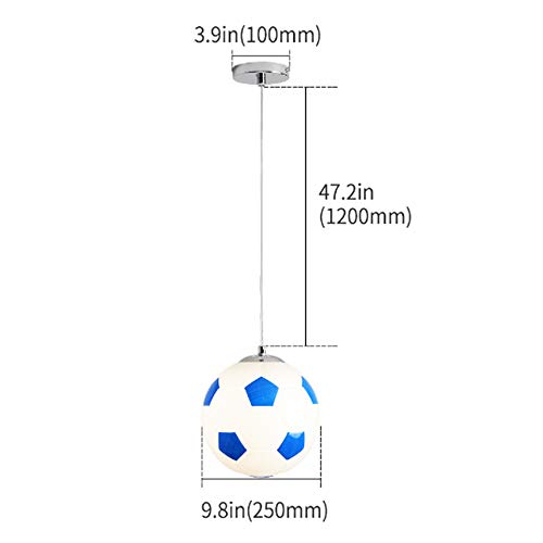 TASGK Lampada a Sospensione, Paralume Decorato da