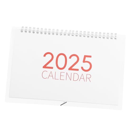 HOODANCOS 年スタンディングデスクカレンダー 大型卓上シンプル月間スケジュール ペーパーメイド持ち運び軽量 省スペース設計 高視認性オフ