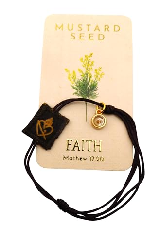 Westmon Works Faith of a Mustard Seed Bracelet Gift Set Scapular Adjustable Wrist Accessory with Holy Prayer Card 6