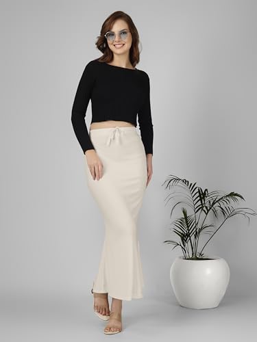 Image of Nexsus Stretchable Saree Shapewear | Petticoat for Women | Cotton Blended | Skirts for Women | Shape Wear Dress for Saree | Available in 80+ Colors and Plus Sizes