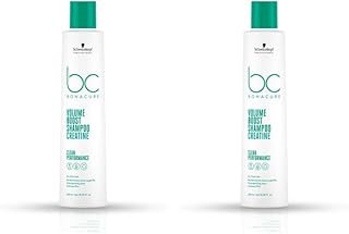 Schwarzkopf Professional Bonacure Volume Boost Shampoo with Creatine | For Fine Hair | 250ML (Pack of 2)