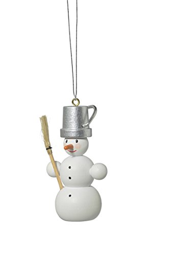 Décoration d'arbre de Noël bonhomme de neige de 7 cm ornement festif élégant