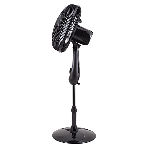 Ventilador Britânia, Coluna Mega turbo 30, 127V, Preto, 30cm, Hélice de 6 pás, 3 opções de Oscilação