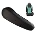 FH Group Flat Cloth Fabric Armrest Cover Semi-Universal Fit, One Pair Black