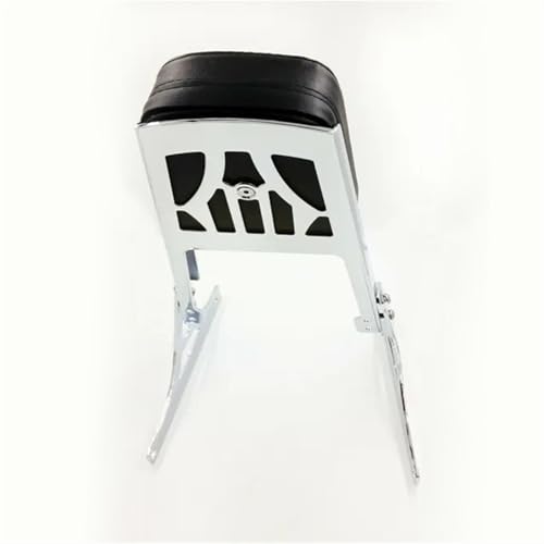 Sissy bar dossier de flamme en acier robuste et cuir pour customisation Softail FXSTB FXSTS