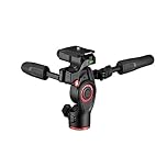Manfrotto Befree 3-Way Live Head, 3-Way Fluid Head for Tripods, in Aluminium, for Cameras and Videocameras up to 6 kg, Ultra-Compact, Photography Accessories for Content Creation, Photo and Video