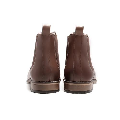 Image of Cestfini Chelsea Boots Men Classic Elastic Dress Boots Casual Men's Chelsea Ankle Boots