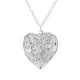 Collier avec pendentif photo pour femme : le médaillon sert de pendentif photo dans lequel vous pouvez insérer des photos de vos proches. Ce n'est pas seulement un collier, mais un souvenir qui contient des souvenirs.