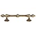 Alno A6929-6-PA Traditional Ornate Pulls, Polished Antique