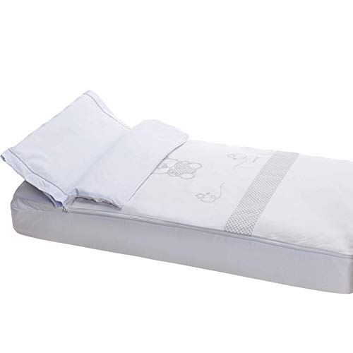 Saco nórdico desenfundable minicuna (50x80 cm) CUORE (Blanco) Cover
