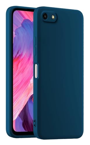 HULLIN Funda de Silicona Colorida para Teléfono, Adecuada para Huawei Y5 2018 / Honor 7S / Y5 Prime 2018 (5.45') - Azul Zafiro