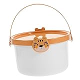 Poubelle avec couvercle : vous pouvez rapidement abaisser la poignée pour faire le dans la boîte de rangement en quelques secondes, ce qui vous aide à gagner du temps lors du nettoyage du et facilite le nettoyage, bacs de rangement pour jouets