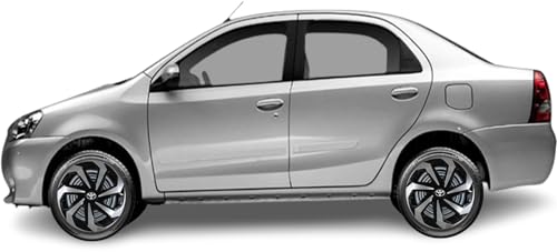 Jogo 4 Calotas Esportivas Spider aro 14 TOY Etios Hacth Sedan Yaris Etios Hacth Sedan Corolla