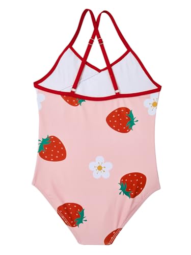 American Trends Girls One Piece Swimsuits Ruffle Beach Bathing Suits for Girls' One-Piece Swimwear3
