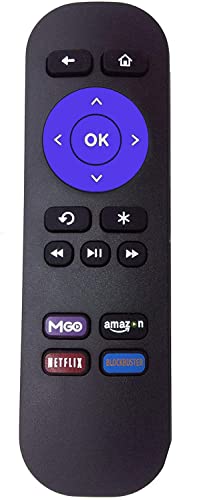 Replacement Remote for Roku Models Roku 1 (Lt Hd) Roku 2 (Xd Xs) Roku 3. Does not Work with Roku Stick or Roku TV
