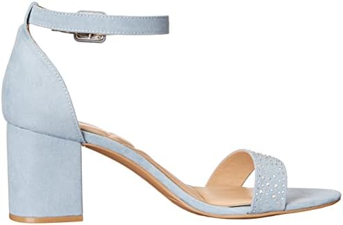 CL by Chinese Laundry Women's Jolly Star Stones Heeled Sandal, Light Blue, 7 | Image 4