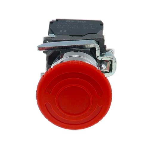 Bouton d'arrêt d'urgence mécanique compatible XB4-BS542 commande coup de poing 1NC - 8