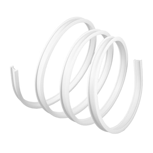 ULTECHNOVO Curtain Track System Bay Window Curtain Rails Ceiling Curved Bendable Rail Sliding Track for Rv Hotel