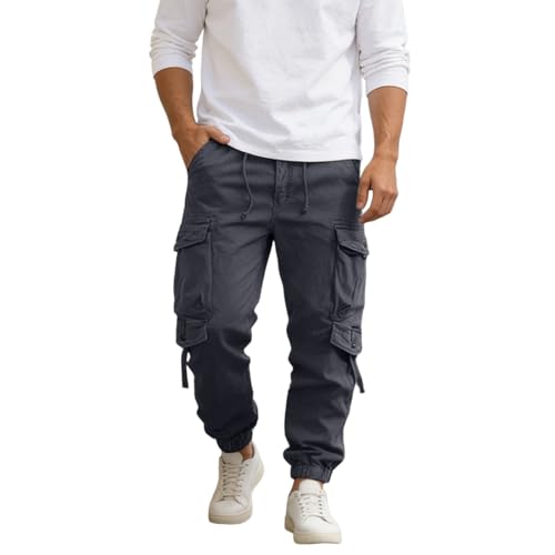 Compression sport homme pantalon cargo stretch pour entraînement jogging