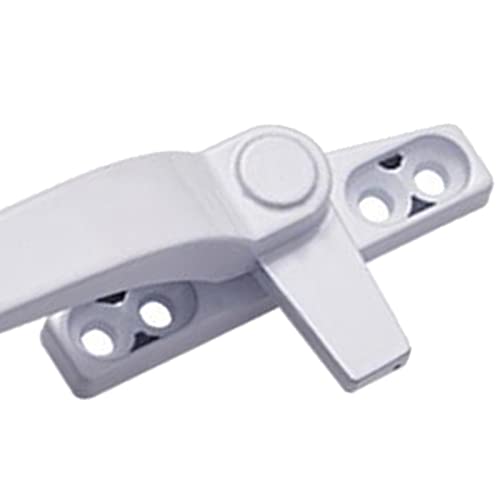 LOVIVER 4X Window Handles with Long Lever Fitting for Turning Double-Glazed Doors, 2×white Left Right - Image 3