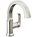Delta Faucet Tetra Brushed Nickel Single Hole Bathroom Faucet, Brushed Nickel Single Handle Bathroom Faucet, Bathroom Sink Faucet, Diamond Seal, Metal Drain, Lumicoat Stainless 588SH-SS-PR-DST
