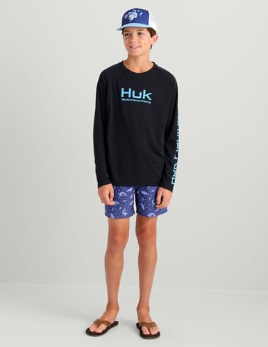 HUK Boys Pursuit Solid Long Sleeve, Fishing Shirt for Kids2