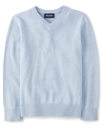 Image of The Children's Place Boys' Long Sleeve V-Neck Pullover Sweater