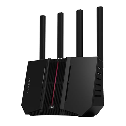 ASUS RT-BE92U - Router WiFi 7 tribanda BE9700, Compatible con 320 MHz y 4096-QAM, Funcionamiento...