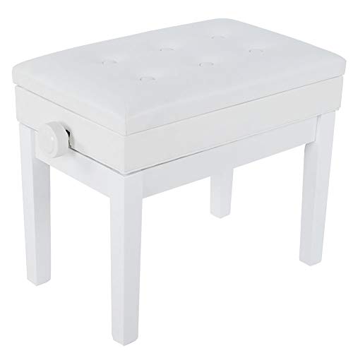 Cerlingwee Tabouret de Piano, Siège de Piano Chaise de Piano en Cuir PU Rembourré KeyboardSeat Banc de Piano pour la Maison pour la Salle de Classe(White (Light Pink), Blue) - Les Beatles, Paul McCartney, John Lennon, RIngo Starr, George Harrison Cerlingwee Tabouret de Piano, Siège de Piano Chaise de Piano en Cuir PU Rembourré KeyboardSeat Banc de Piano pour la Maison pour la Salle de Classe(White (Light Pink), Blue)
