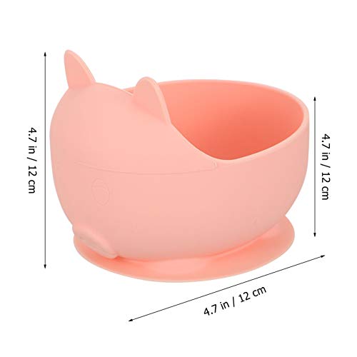 STOBOK Bebê Tigelas Em Forma De Porquinho de Silicone Food Taças de Sucção Antiderrapante Auto Alime
