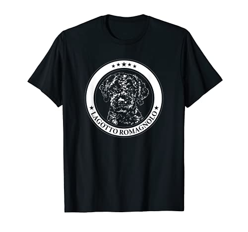 Funny Proud Lagotto Romagnolo dog portrait dog T-Shirt, Black