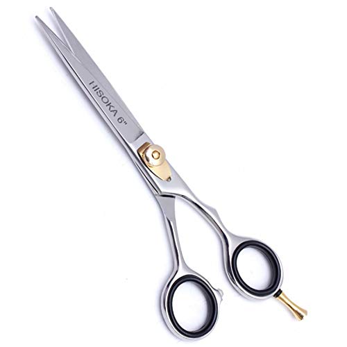 Ciseaux pour cheveux coupe droite accessoire coiffure pour pointes et dégradés