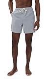 Rails Men's La Brea Swim Shorts, Navy Deck Stripe, L