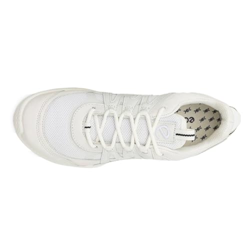 ECCO Womens Biom C-Trail 803253 Leather Textile White Bright White Shadow White Trainers 9-9.5 US3