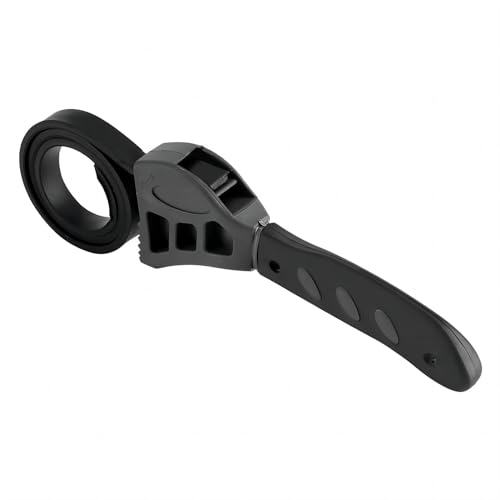 VIFERR Universal Rubber Strap Wrench500mm Rubber Adjustable Jar Opener Oil Filter Spanner Tighten Loosen Plumbing Tool for Mechanics Plumbers Arthritis