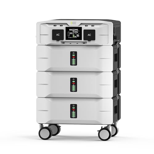 Image of IEE 7680Wh Power Station with 5000W Output, 120V/240V Dual Voltage, Expandable Home Backup with Transfer Switch Ready & App Control