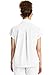 Healing Hands Scrubs for Women Scrub Top with Zip Stand Collar 360° Stretch HH752, L, White Gardenia