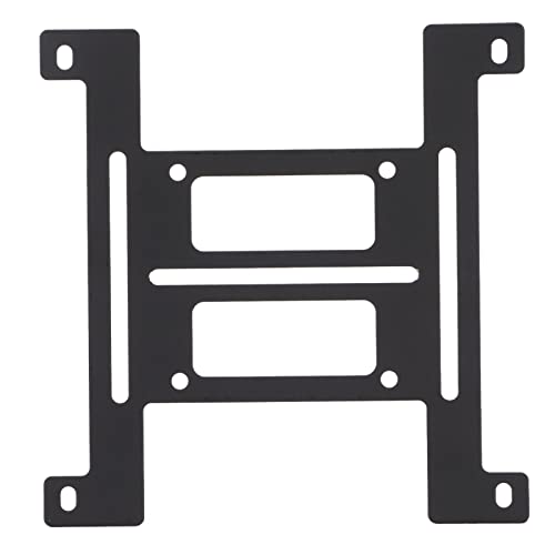 Soporte de montaje para depósito de computadora, soporte de plano de bomba de refrigeración por agua, soporte de montaje para ventilador compatible con orificio de montaje de ventilador de 120 mm