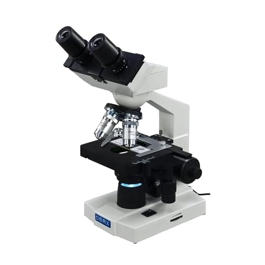 OMAX 2000X LED Binocular Compound Microscope